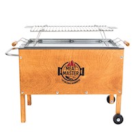 CAJA  CHINA MASTER INOXIDABLE MEDIANA + PARRILLA DE VARILLAS INOX